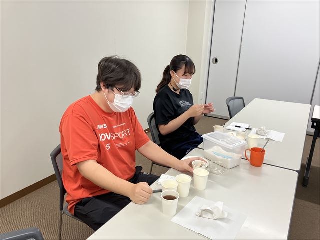 介護実習学生さんのムース食体験(*’▽’)